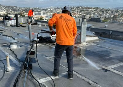 Bay Area roofers in action